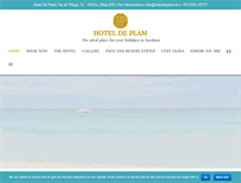 Tablet Screenshot of hoteldeplam.it